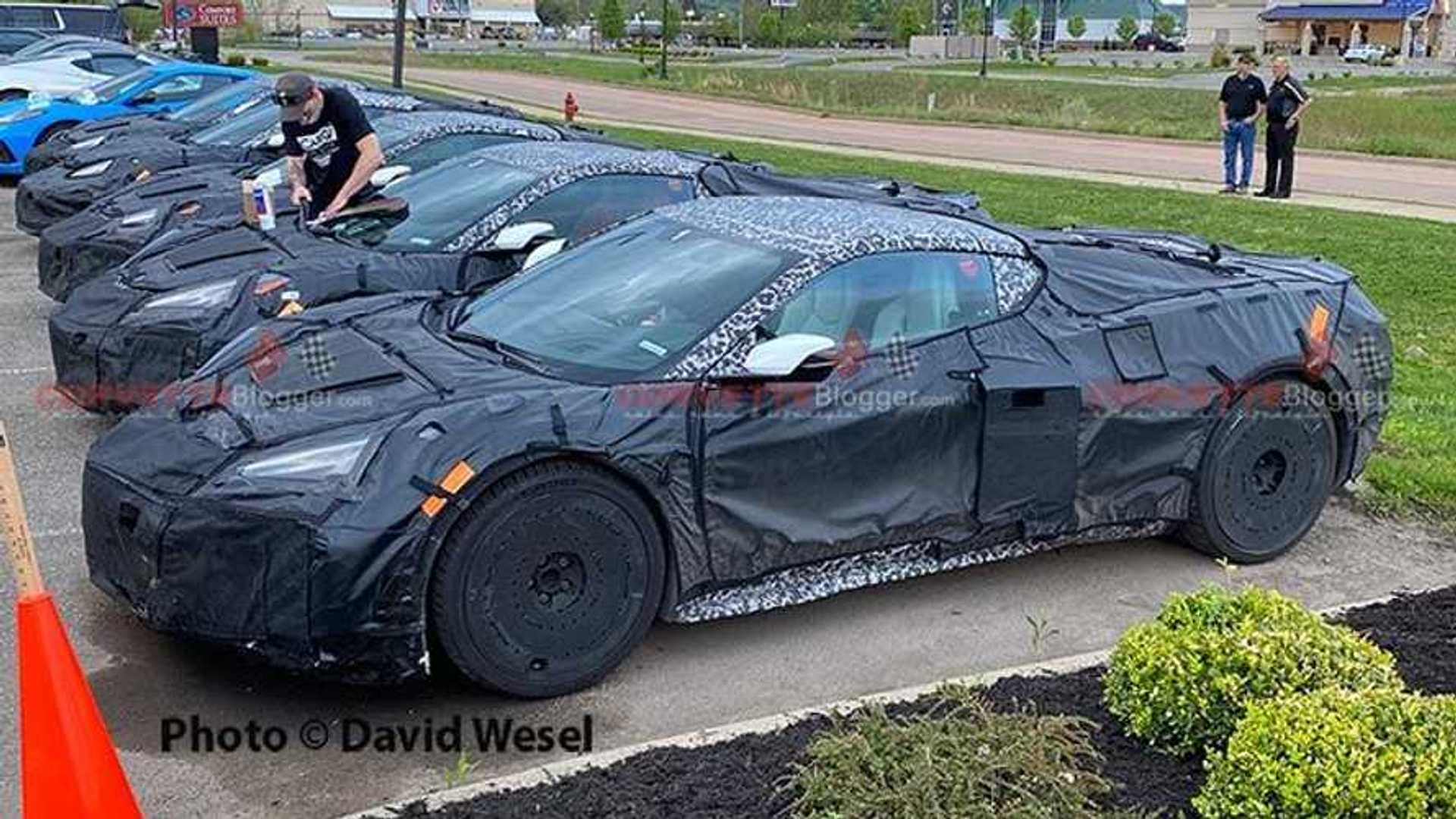 C8 Corvette Z06, and ZR1 Prototypes Shown On Video With Engines Revving