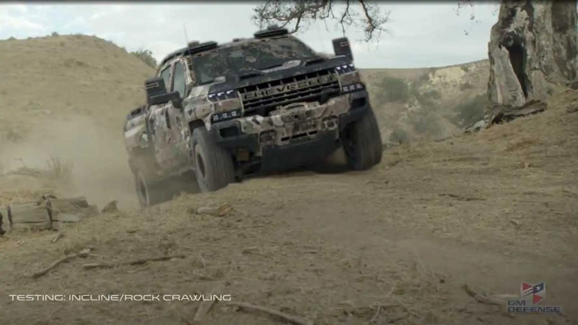 GM Defense Shows Chevy Silverado ZH2 in CG Video