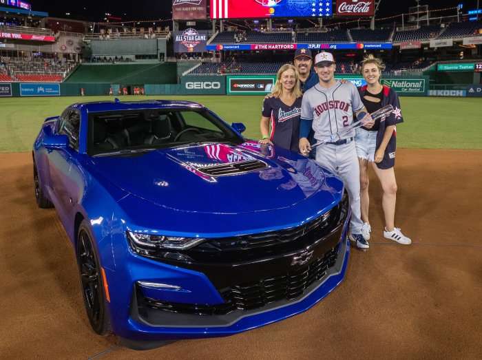 Alex Bregman, MLB All-Star Game MVP, Wins 2019 Chevy Camaro SS