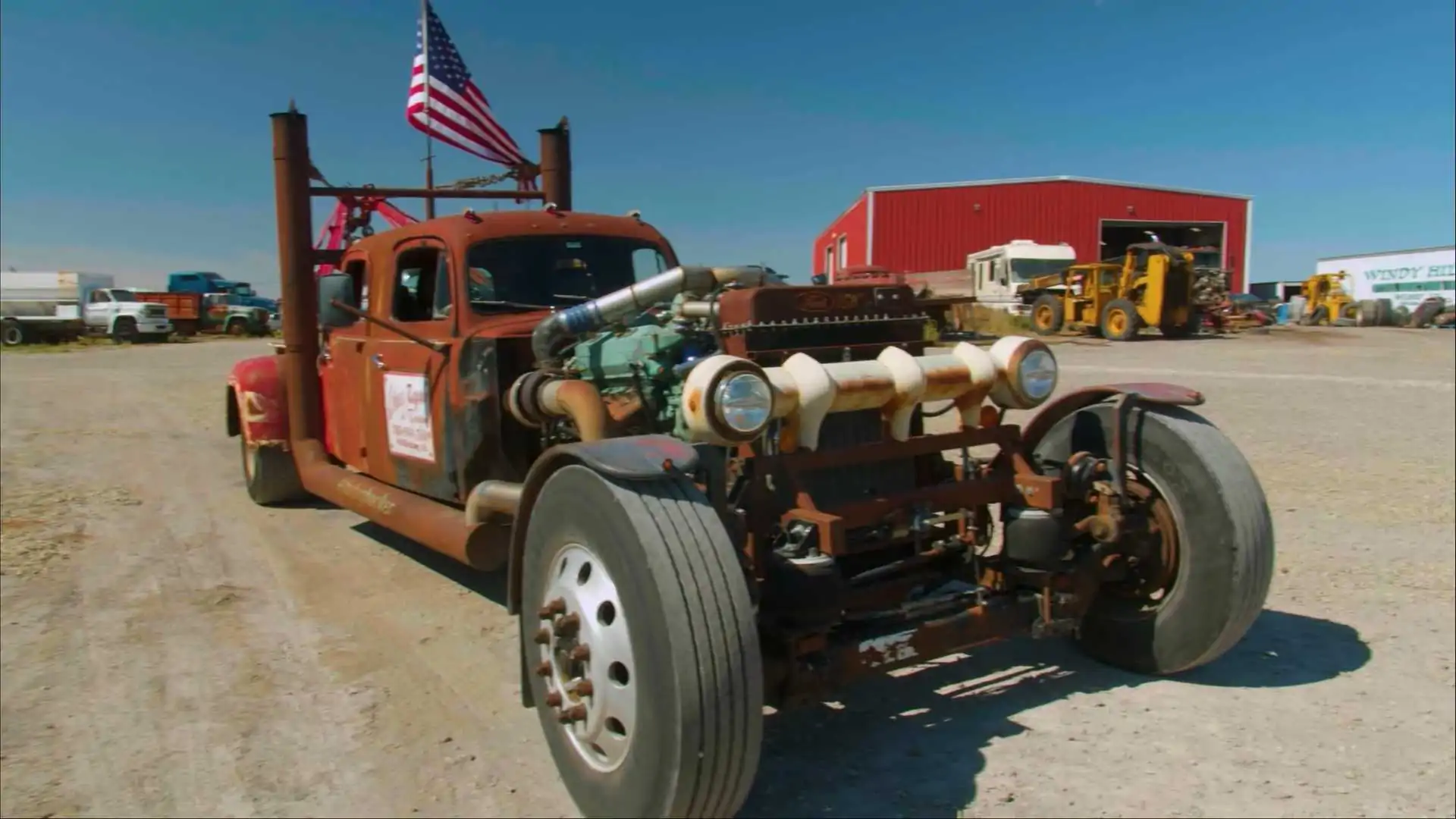 Wild Tow Truck is a collection of vehicles measuring 28 feet long