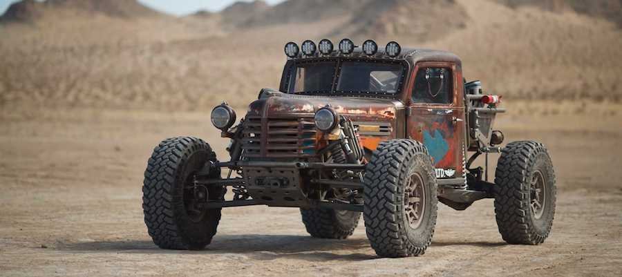 Vintage Diamond T Rig Reborn as Epic Mid-Engine Off Roader