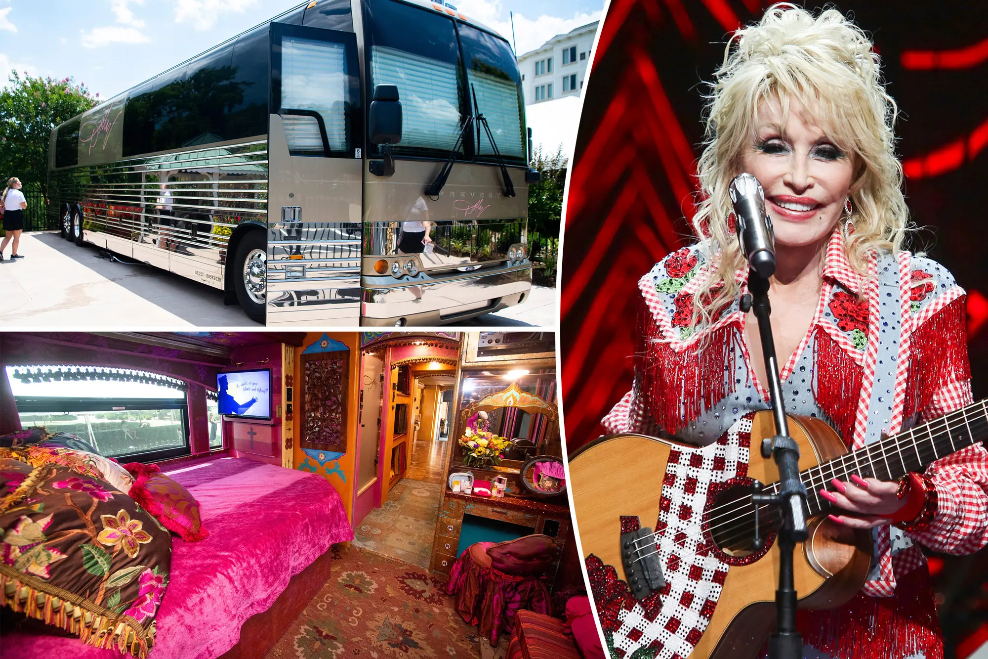 Dolly Parton's Custom Tour Bus Can Be Your Night Stay