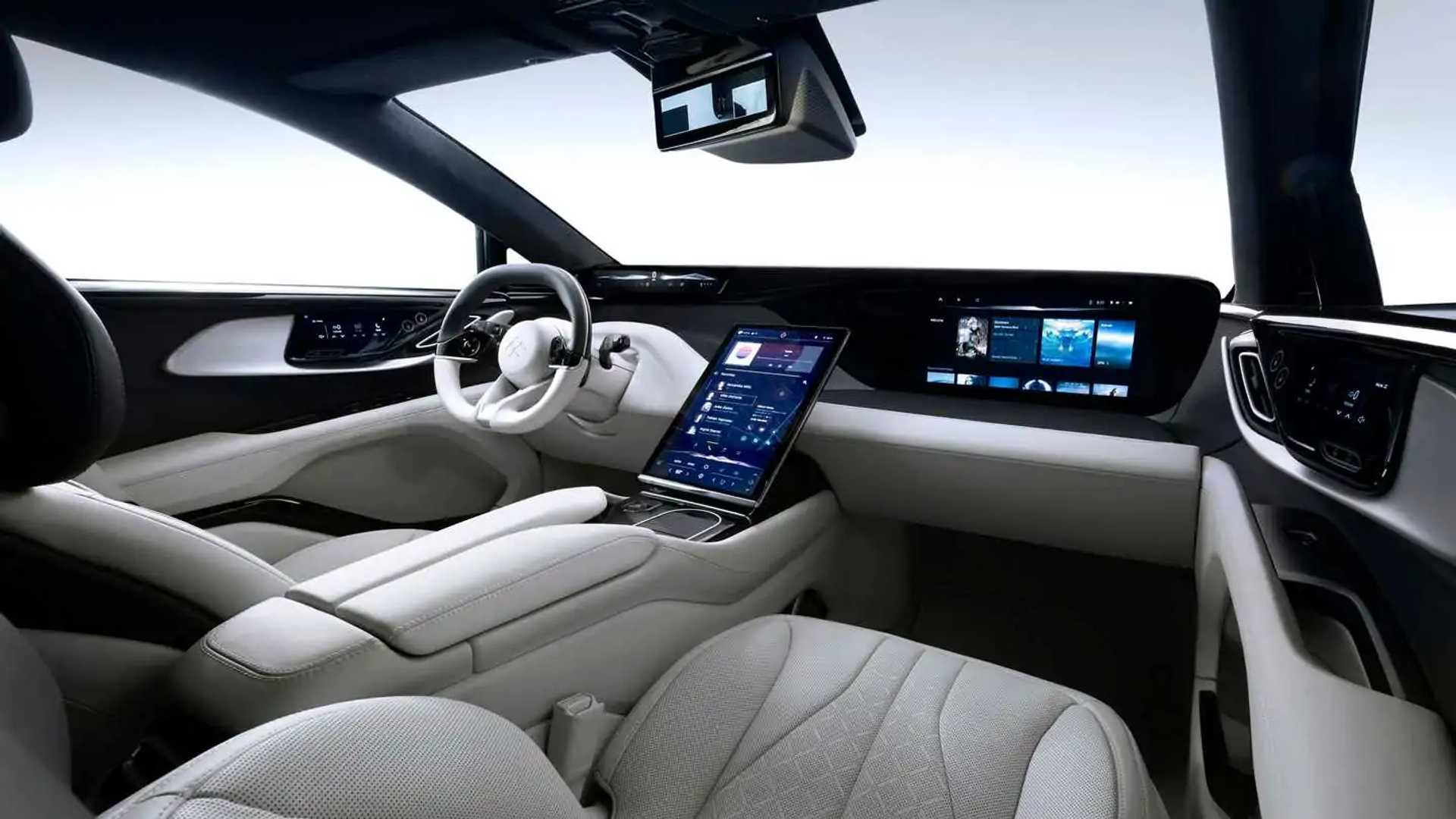 Faraday Future Reveals Lavishly High Tech FF 91 Interior