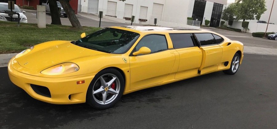 Ferrari 360 Limo wins $104,400 bid on eBay but fails to sell