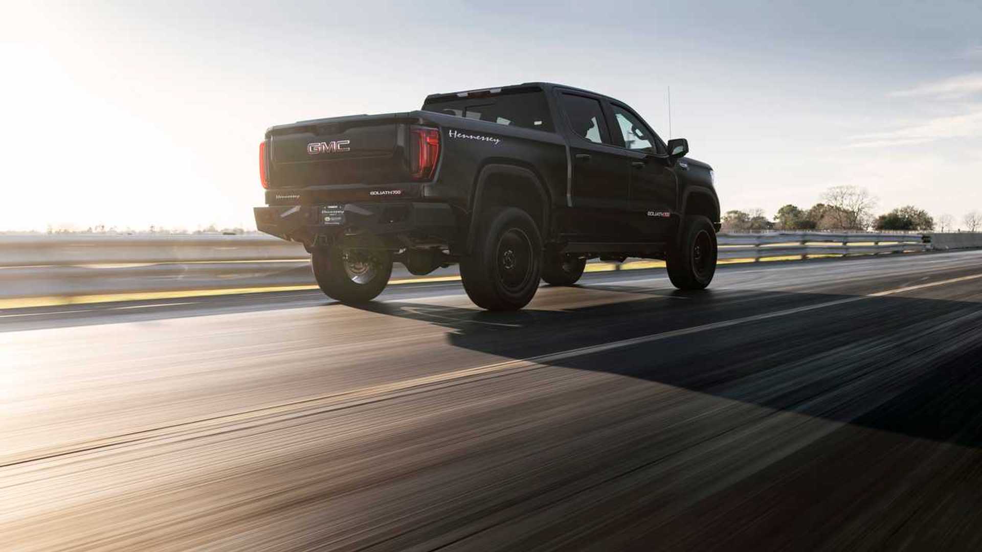 700-HP Hennessey Hennessey Goliath trucks are available with GM dealers.