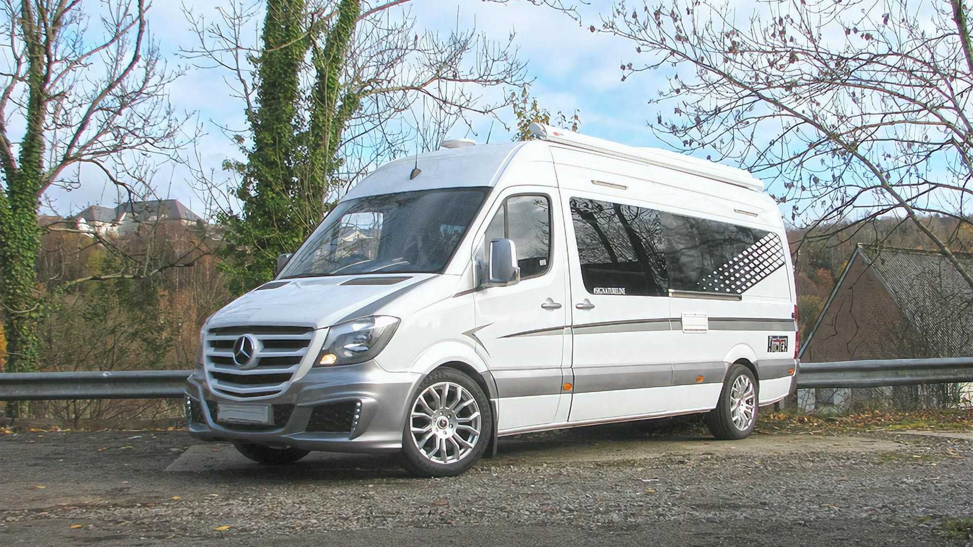 UK-based Camper Van Features Lshaped Couch and Giant Garage