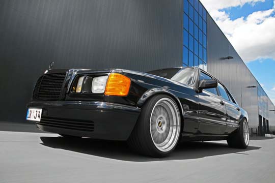 Inden Design goes old school with 1983 S-Class W126