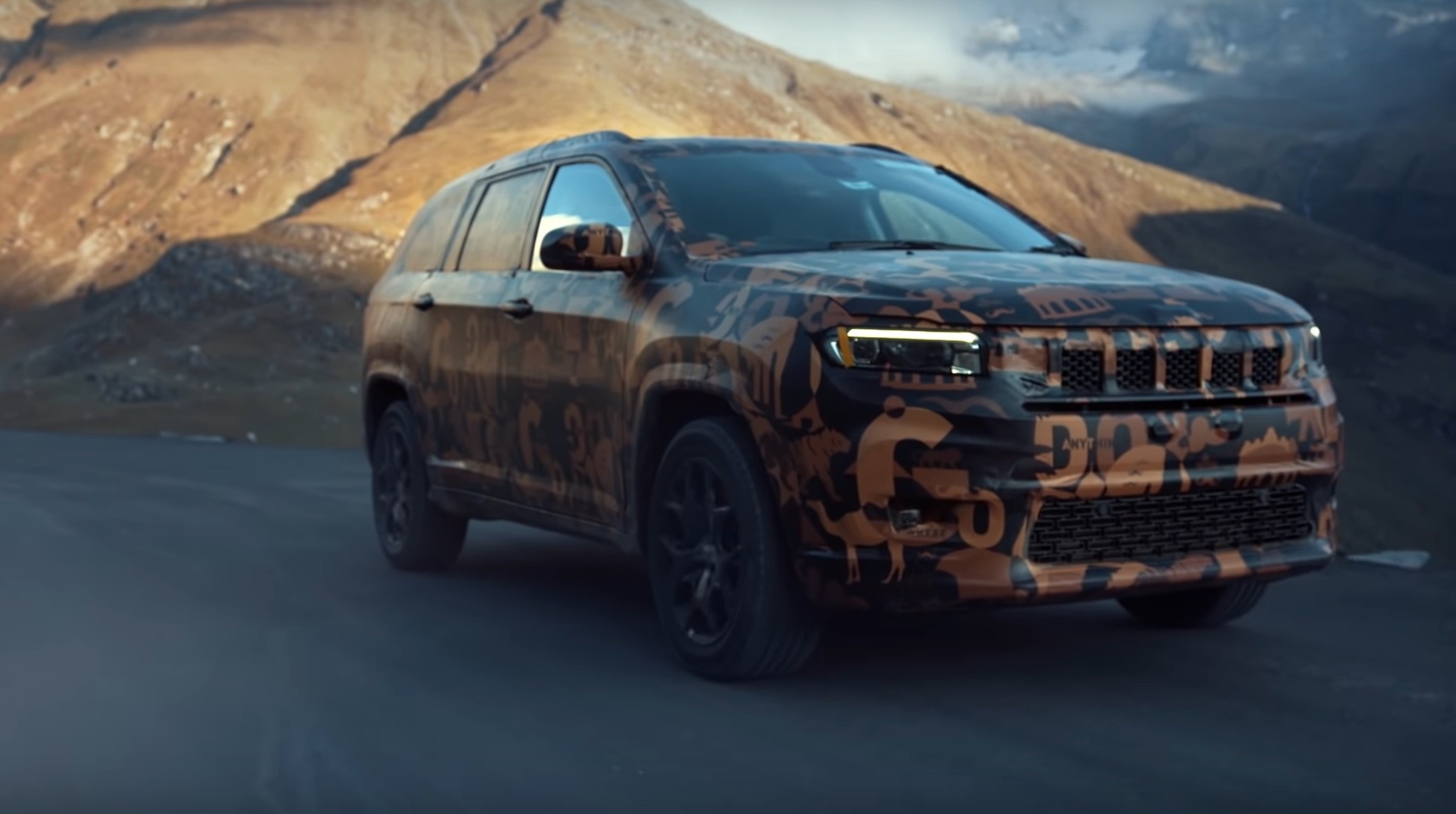 2023 Jeep Meridian teased as another seven-seat SUV