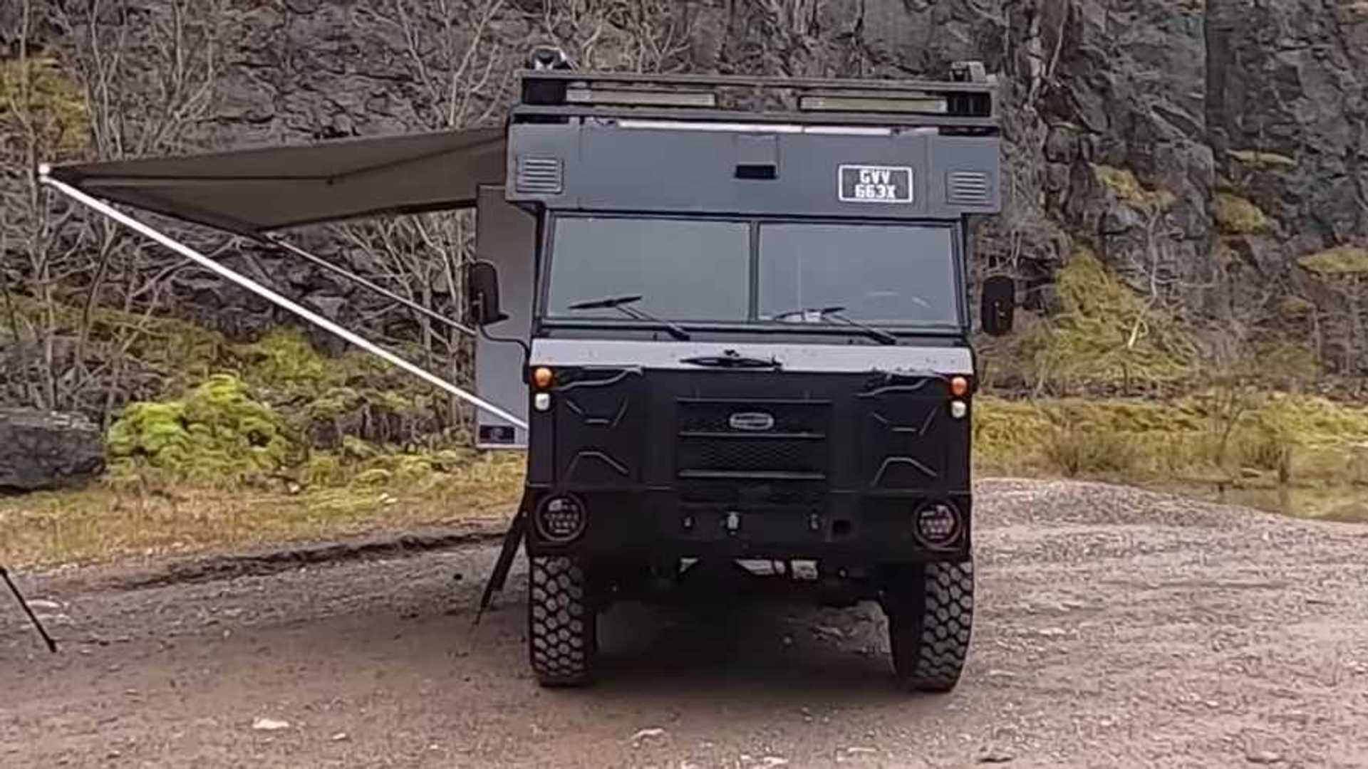 Land Rover 101 Military Ambulance Now A Rugged, Custom Camping