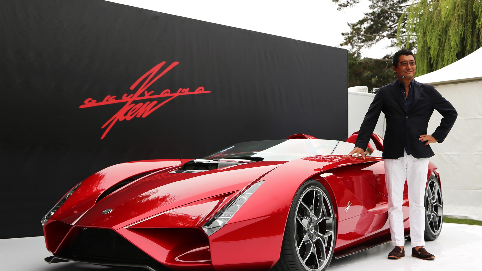 Jay Leno Drives Kode57 Roadster With Ferrari Enzo Designer