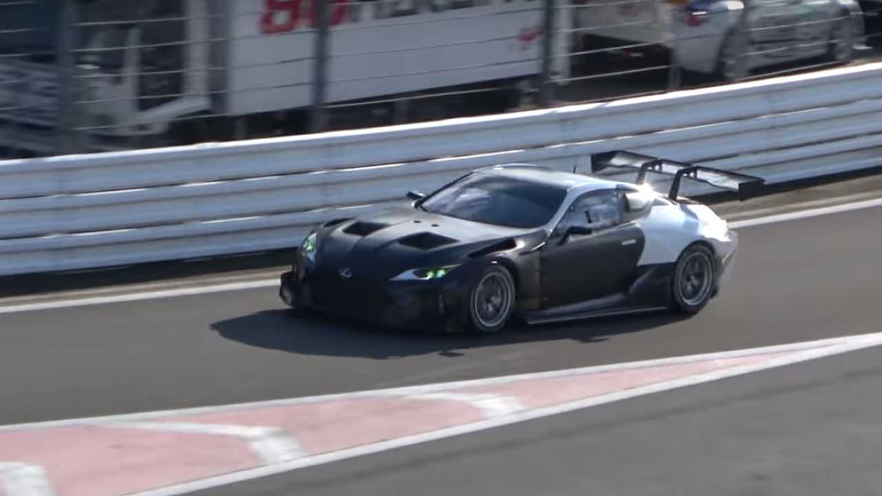 This LC500 Race Car could be equipped with Lexus' new Twin-Turbo V8