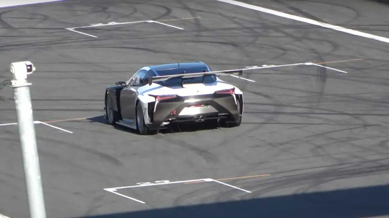 This LC500 Race Car could be equipped with Lexus' new Twin-Turbo V8