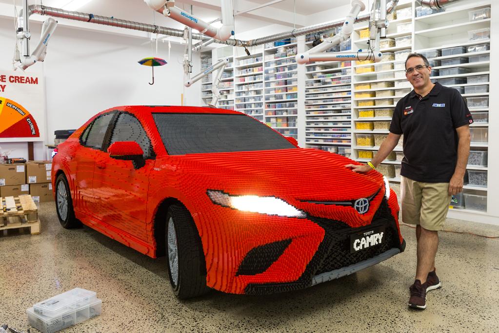 The LEGO Toyota Camry is Life-Size and Features More Than 500,000 Bricks