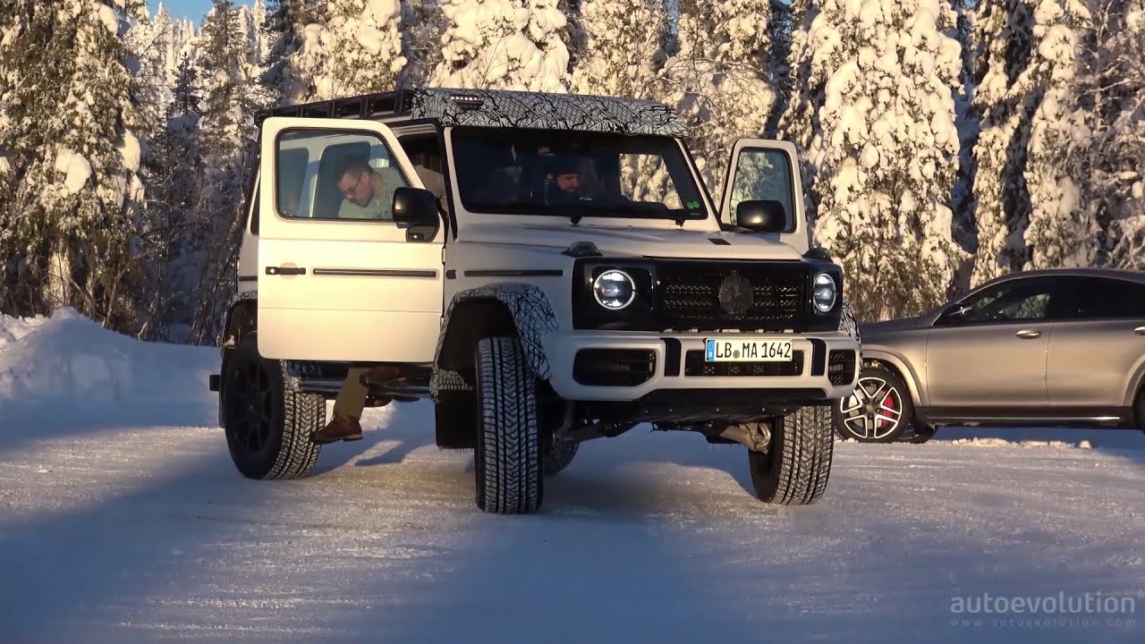 Mercedes-AMG Mercedes-AMG G Class 4x4 Spied in Winter's Wonderland