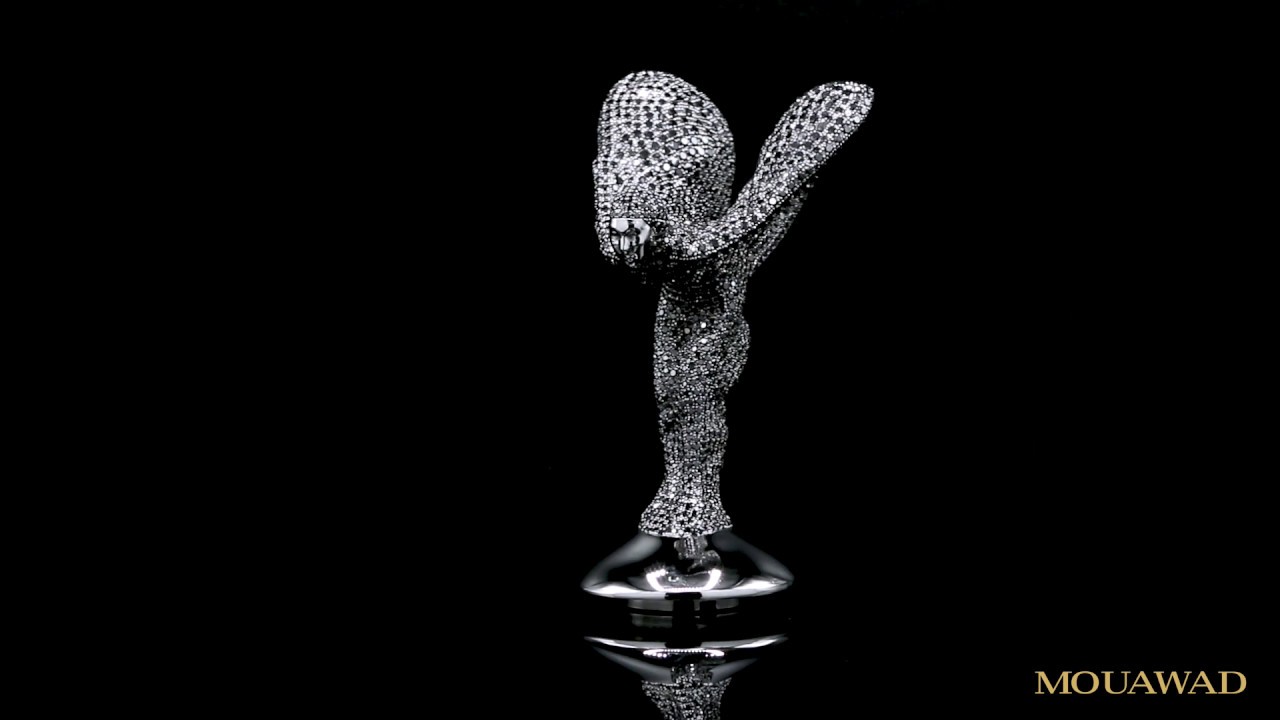 Rolls Royce's Spirit of Ecstasy is Encrusted with Diamonds