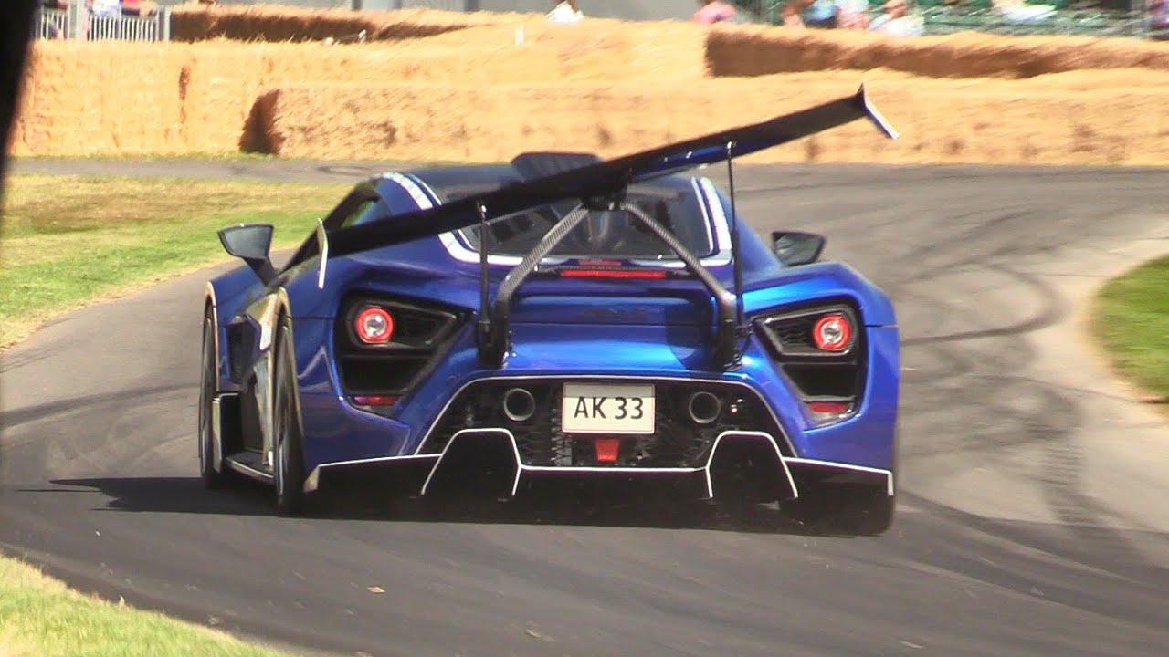 Zenvo TSR–S Active Rear Wing Movement is Absolutely Amazing