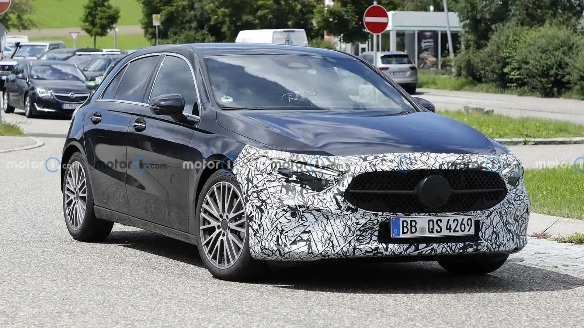 Mercedes A-Class Facelift Reveal Not Hidden Much