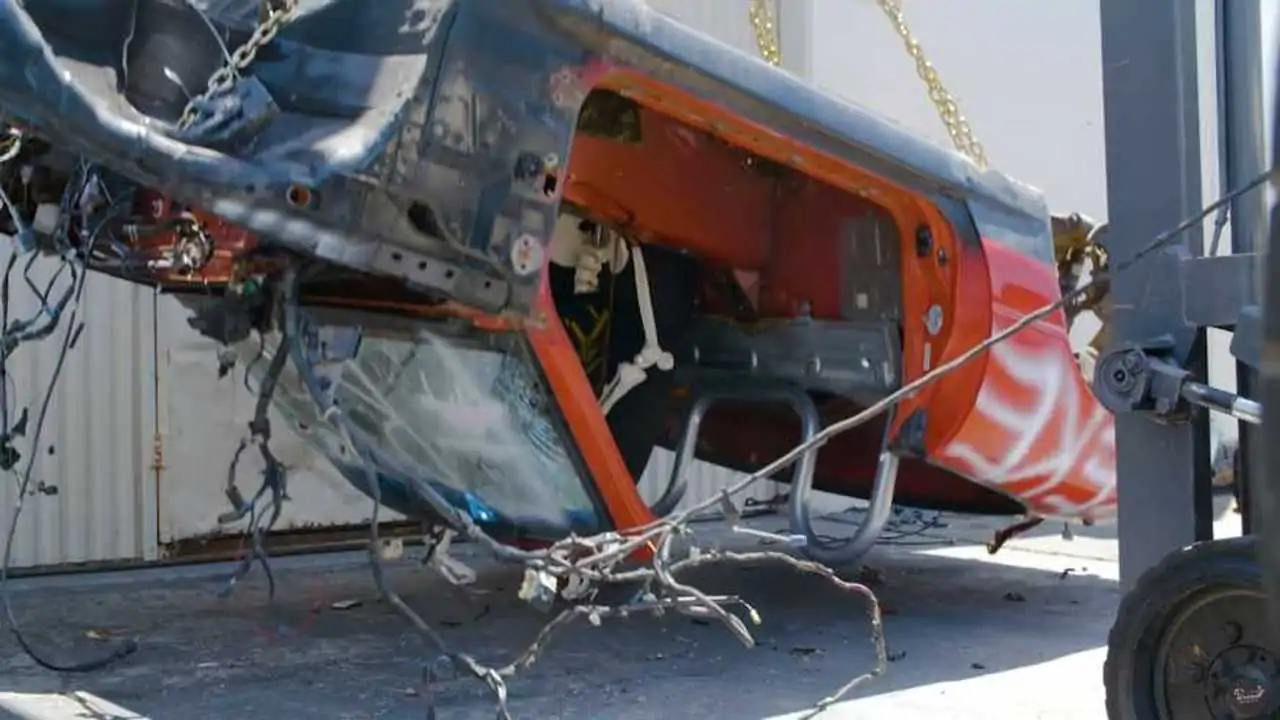 Check out the $65 Roll Bar Crash Tested By Dropping A Mazda Miata on Its Head