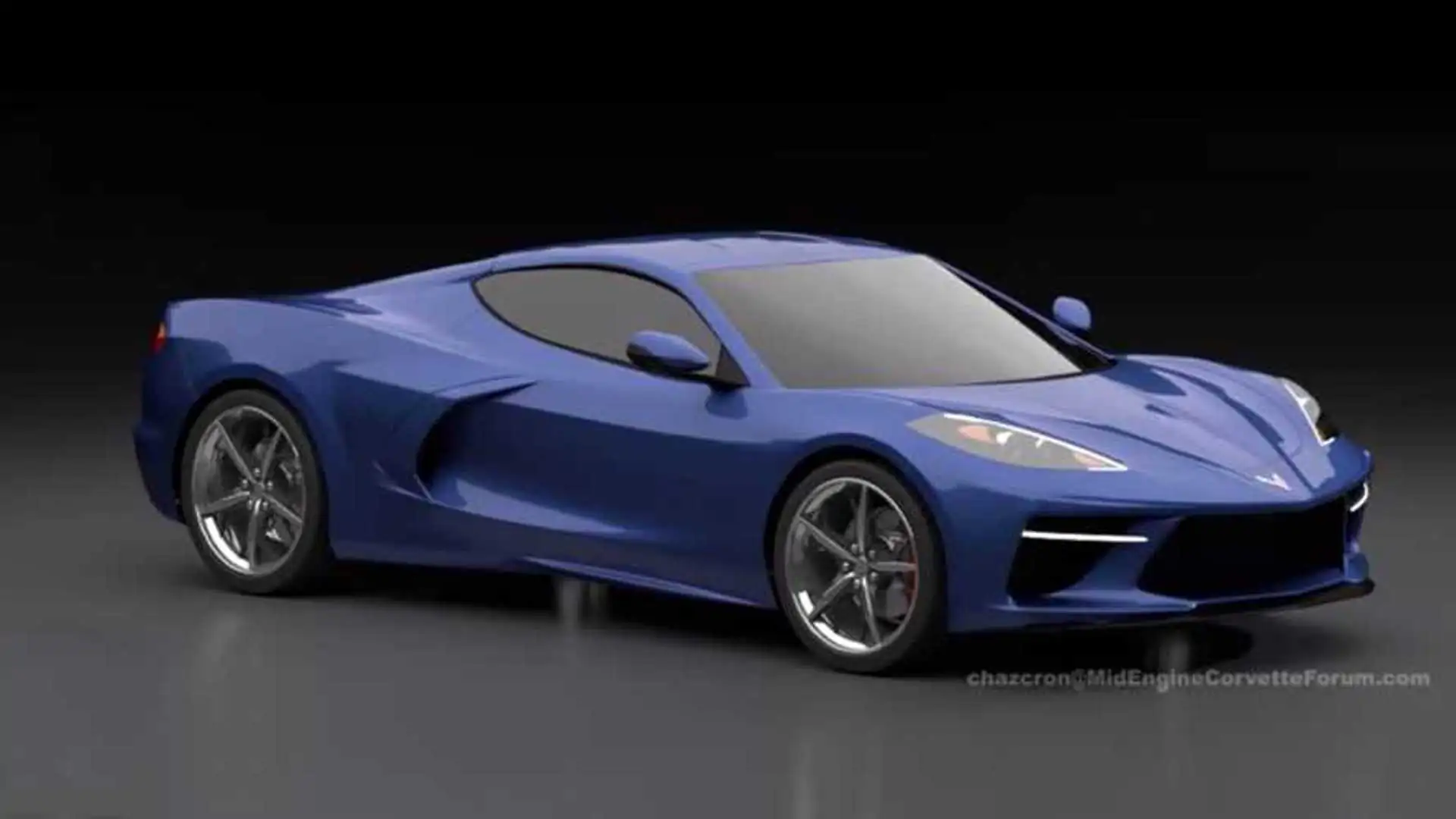 Mid-Engine Corvette gets 360-Degree Fan Render