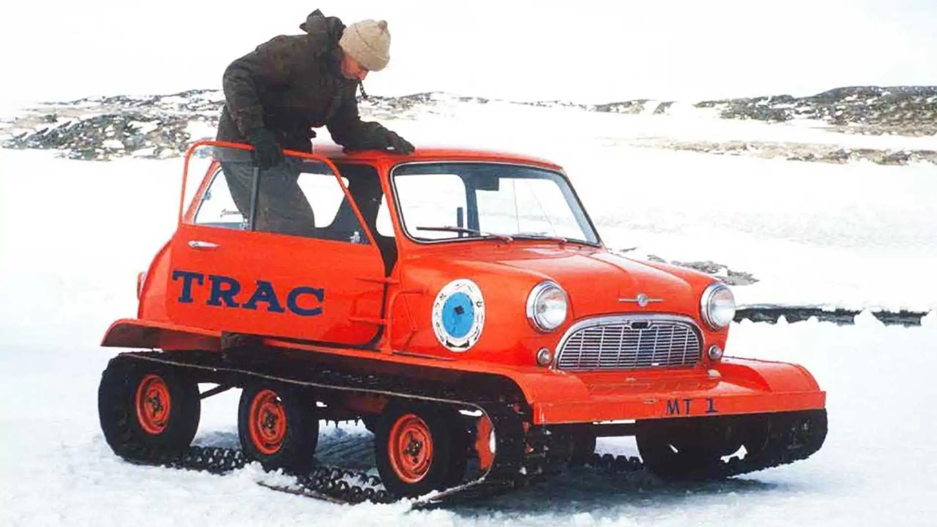 Mini-Trac is the Cutest Antarctica Service Vehicle That You've Ever Heard Of