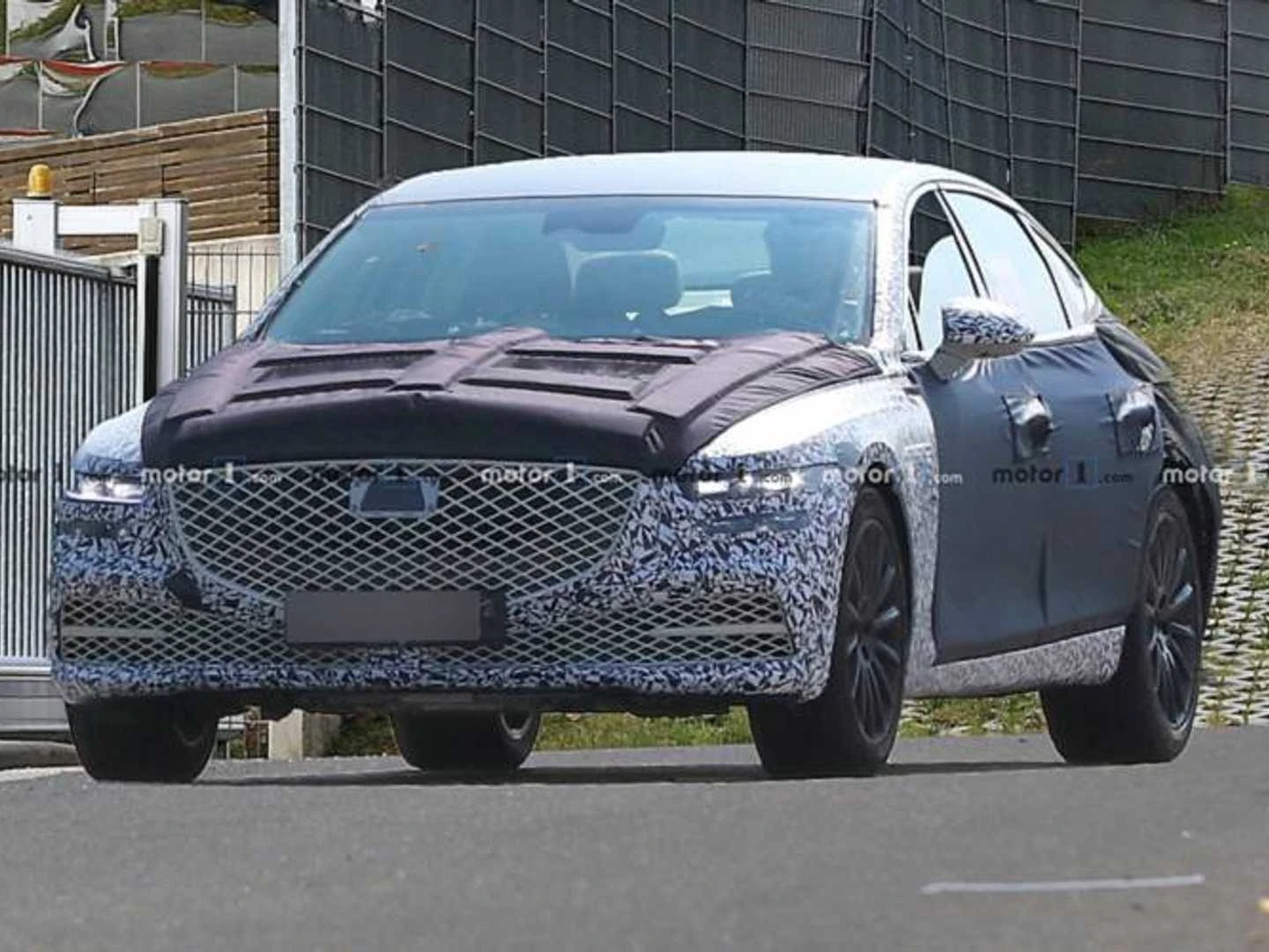 New Genesis G80 drops its camo in digital rendering