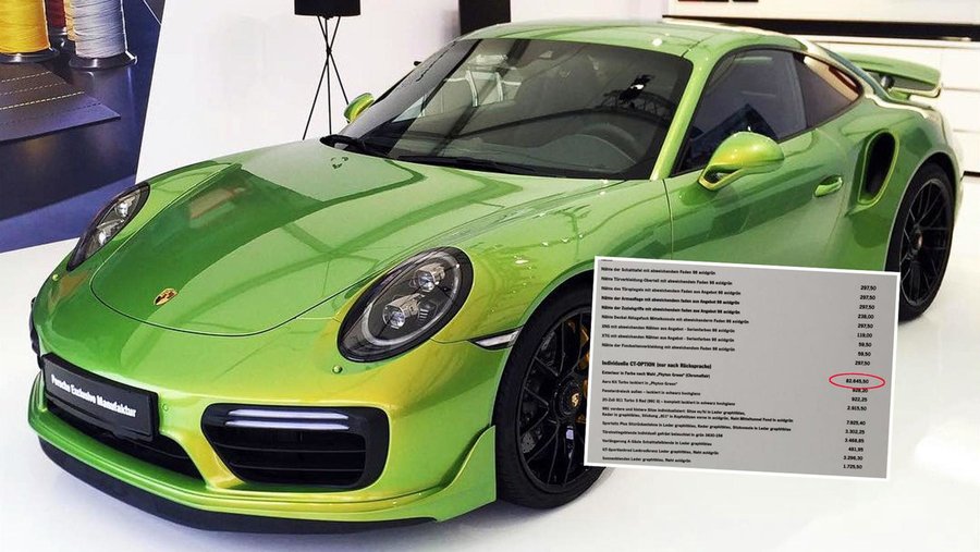 Porsche 911 Turbo S' Custom Factory Paint Job Costs Almost $100K