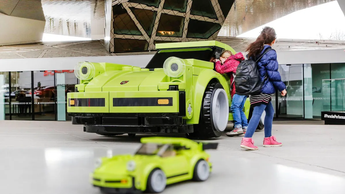 Porsche Uses Massive Lego Bricks To Create Life-Sized 911 Turbo