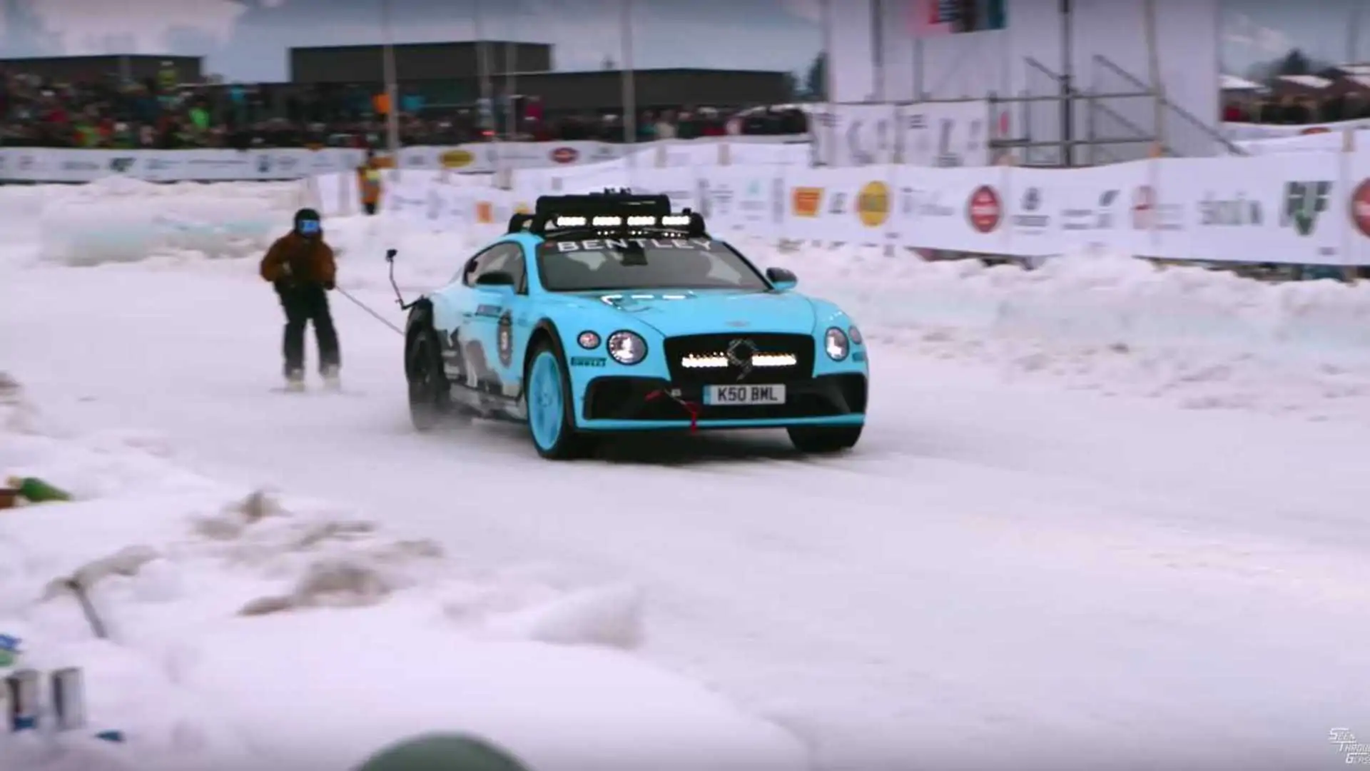 Race-Ready Bentley Continental GT Has Fun in the Snow