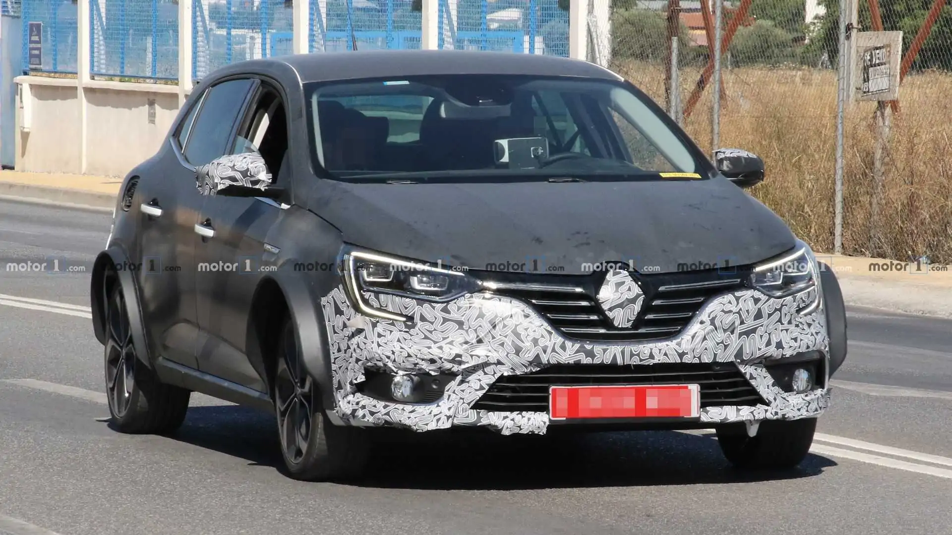 We are shook by the Renault Megane test mule