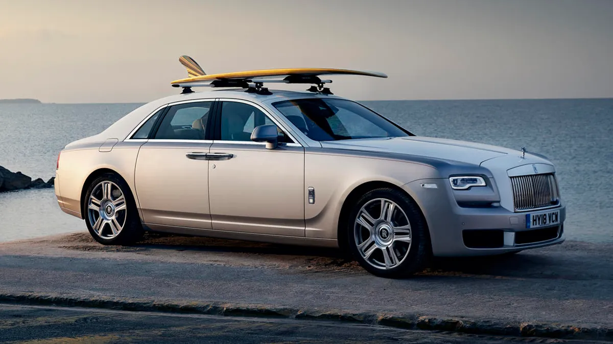 Rolls-Royce Ghost gets a custom-made surfboard