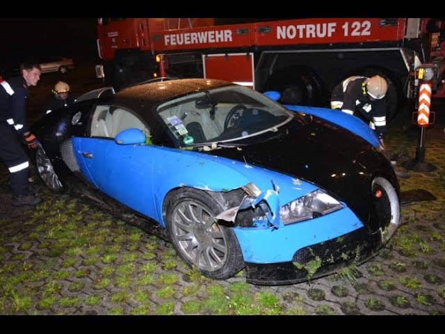 For only $250K, buy a Bugatti Veyron that has been damaged in a crash