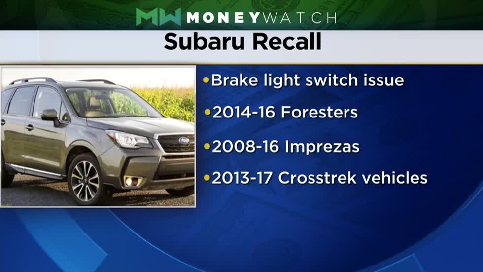 Subaru Recalls US 1.3 Million Vehicles for Faulty Brake Switch