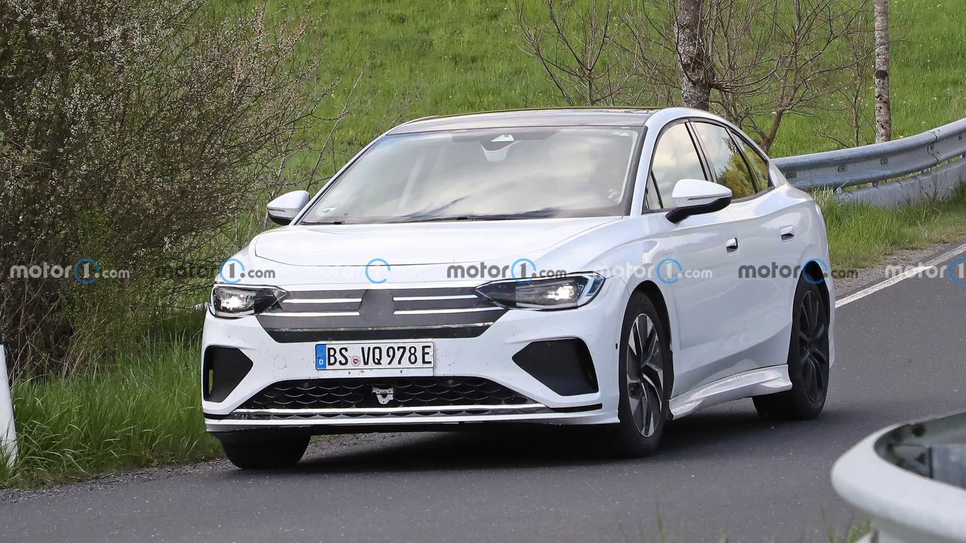 2023 Volkswagen Aero Spied with Sneaky Camo and Fake Exhausts