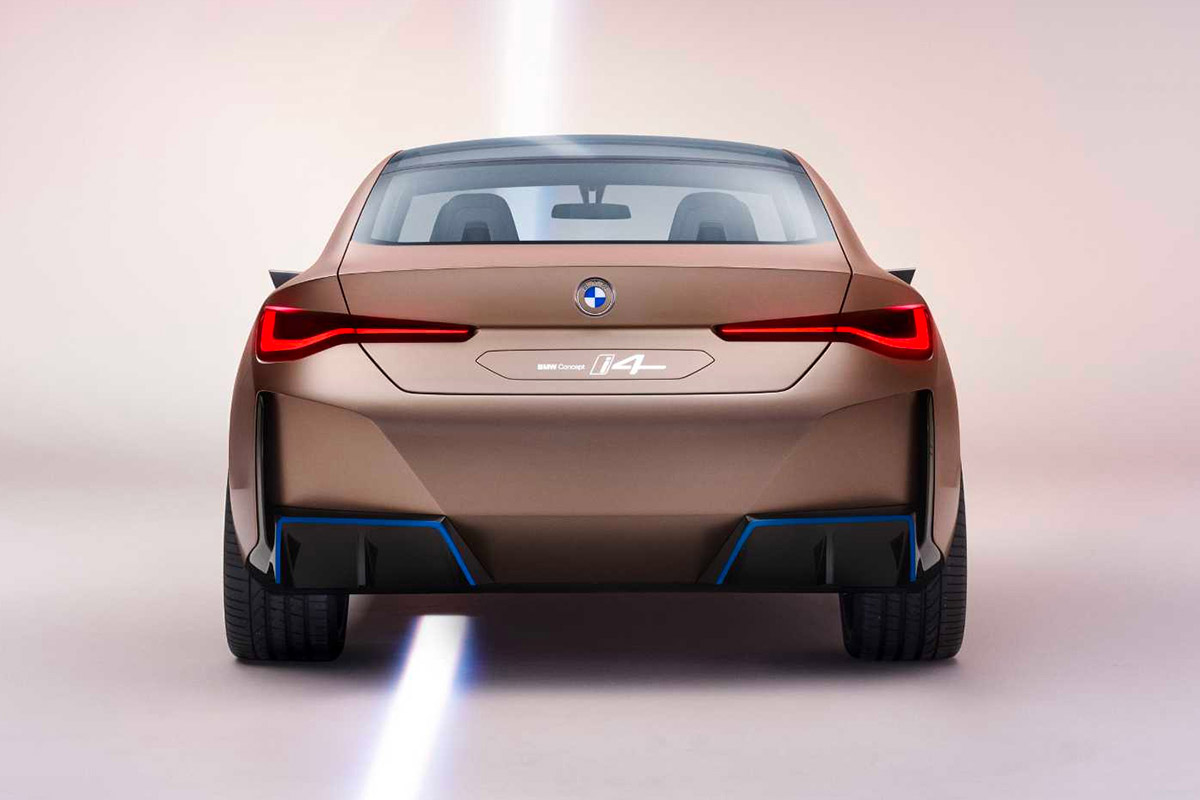 BMW unveils a new, flatter logo for the Concept i4