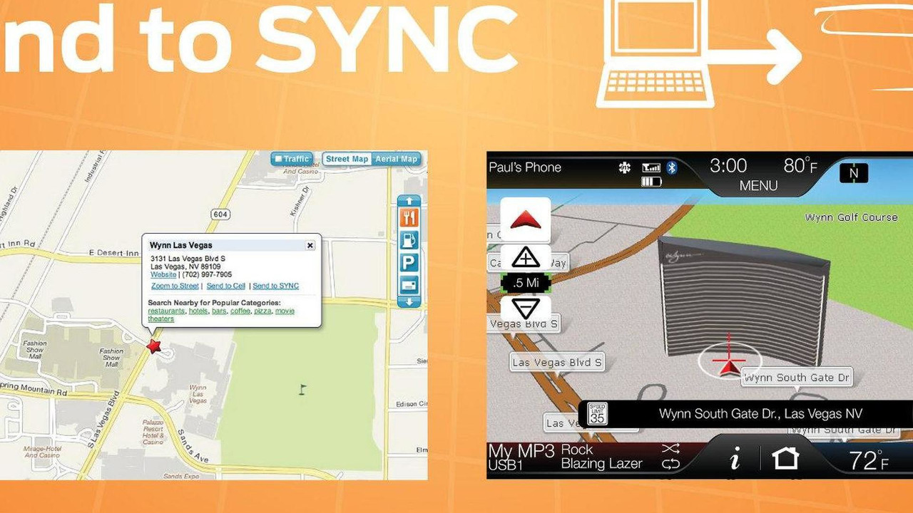 Ford introduces Google Maps' 'Send To SYNC' feature to its Google Maps service