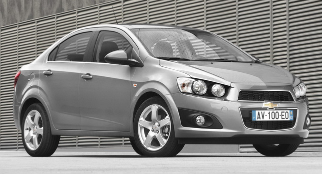 Images of the 2012 Chevy Aveo Sedan are Published Early