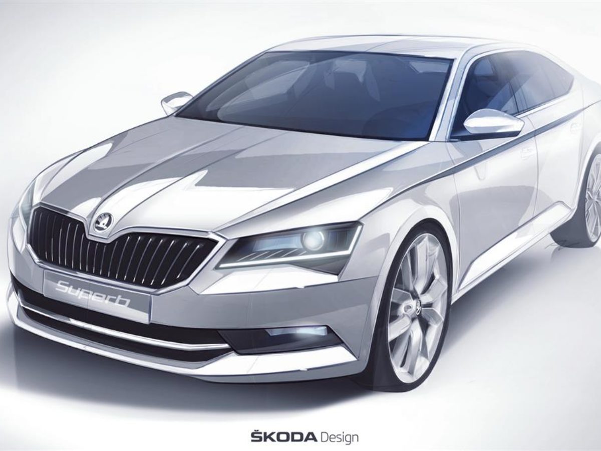 WCF reader imagines 2015 Skoda Superb, based on spy photos and official sketches