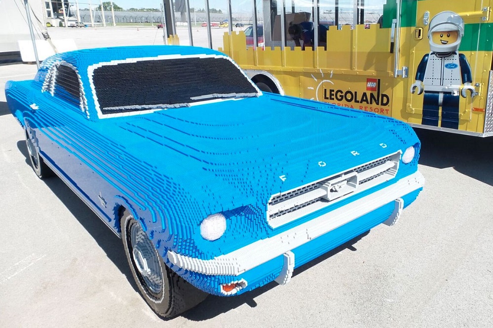 Lego recreates the 1964 Ford Mustang in life-size