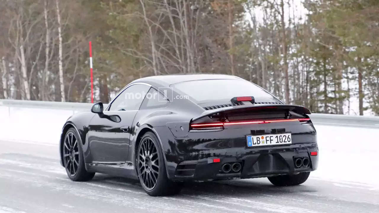 2019 Porsche 911 Reveals Sleek Rear End In Spy Photo