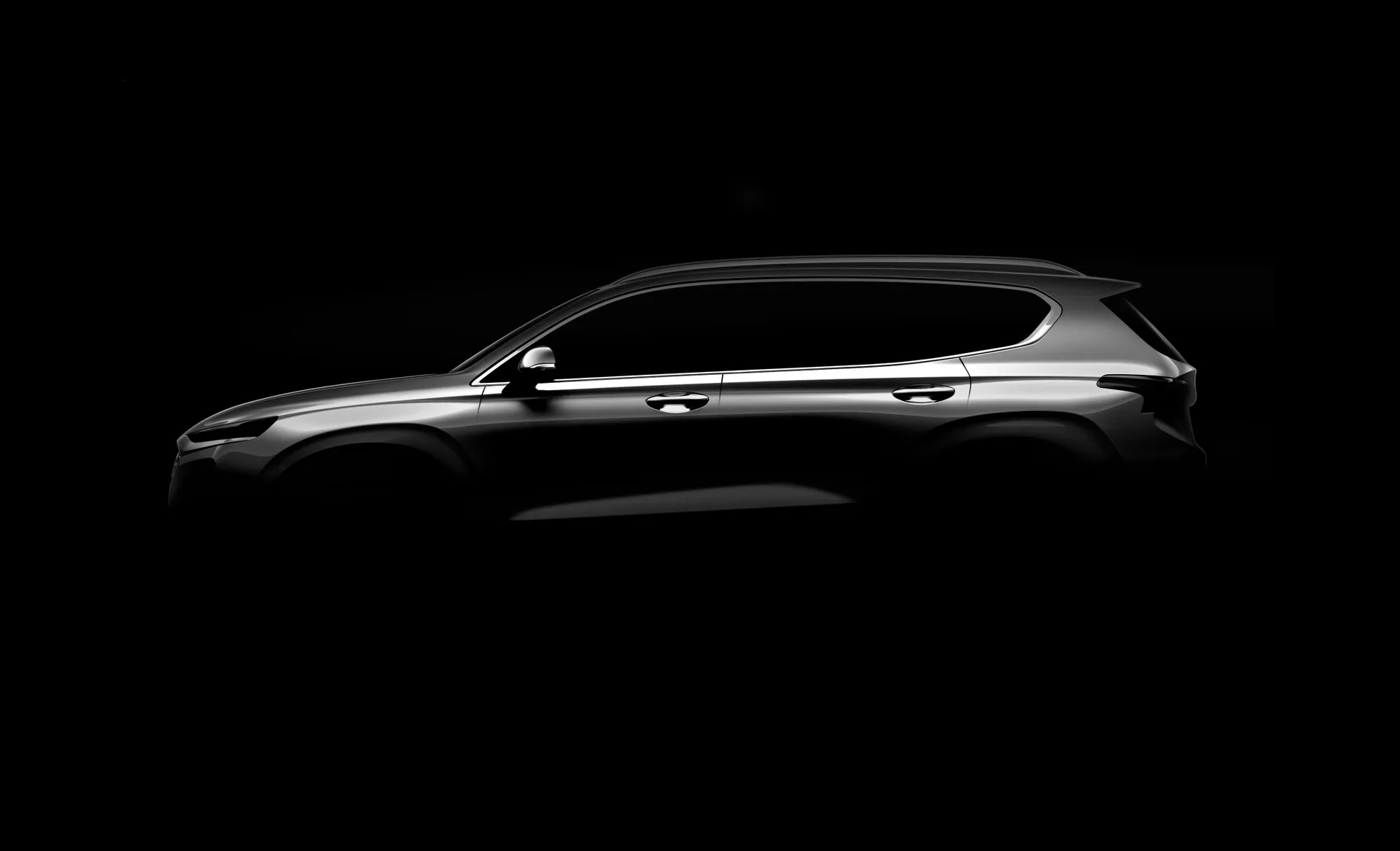 Hyundai has yet to reveal the fourth generation Santa Fe