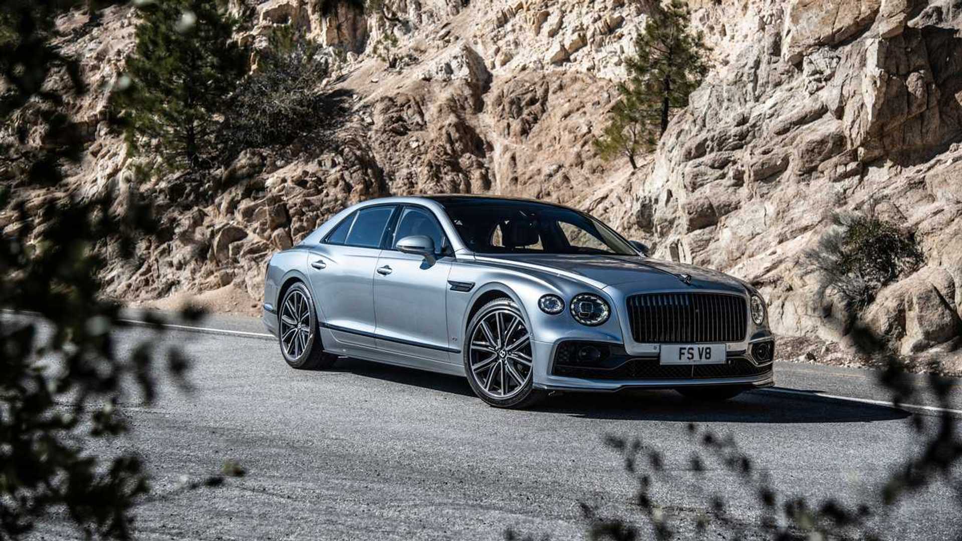 Check out The Bentley Flying Spur V8 At 174 MPH on The Autobahn