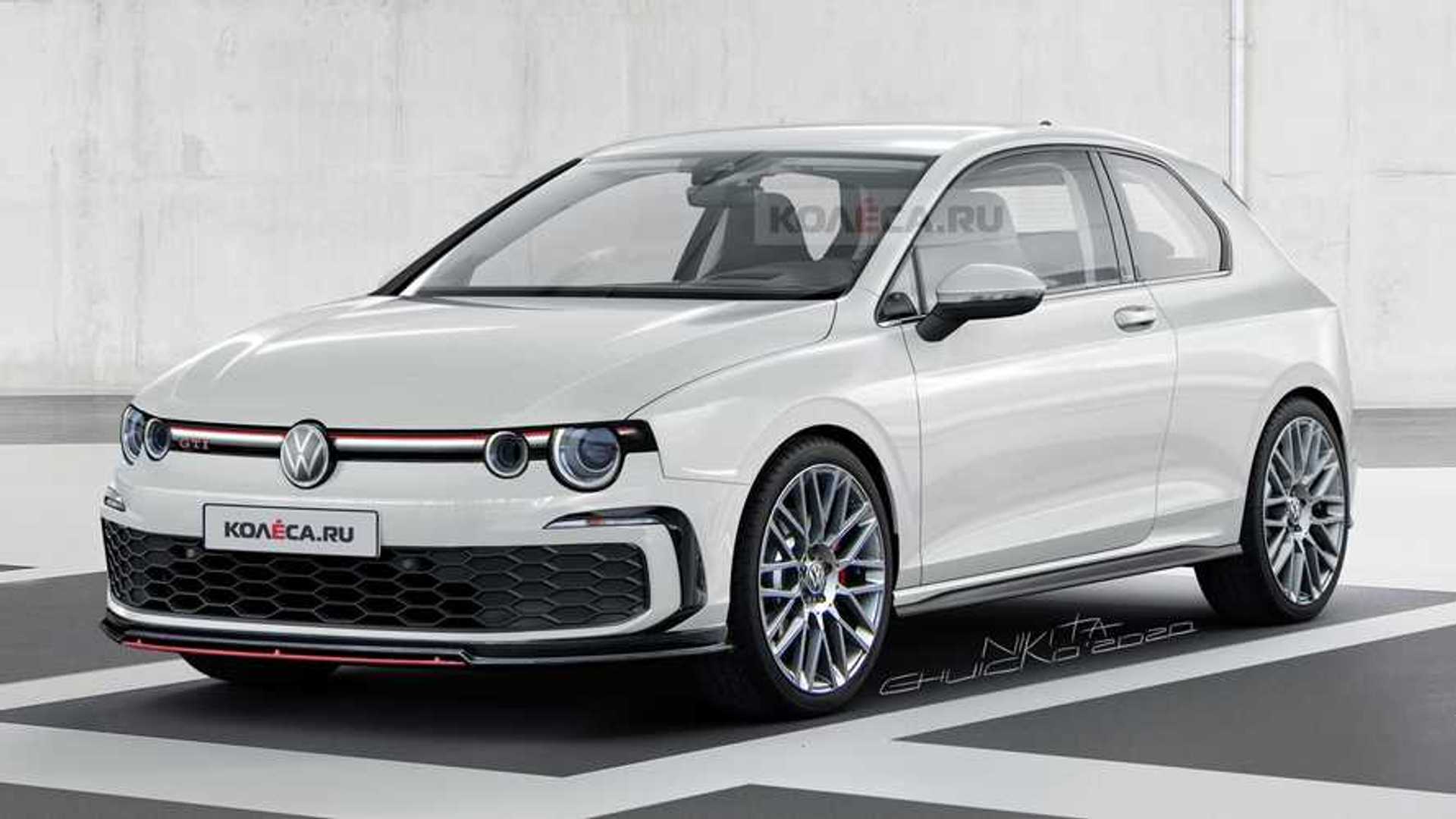 2021 VW Golf GTI Redesigned With Mk1 Retro Vibes