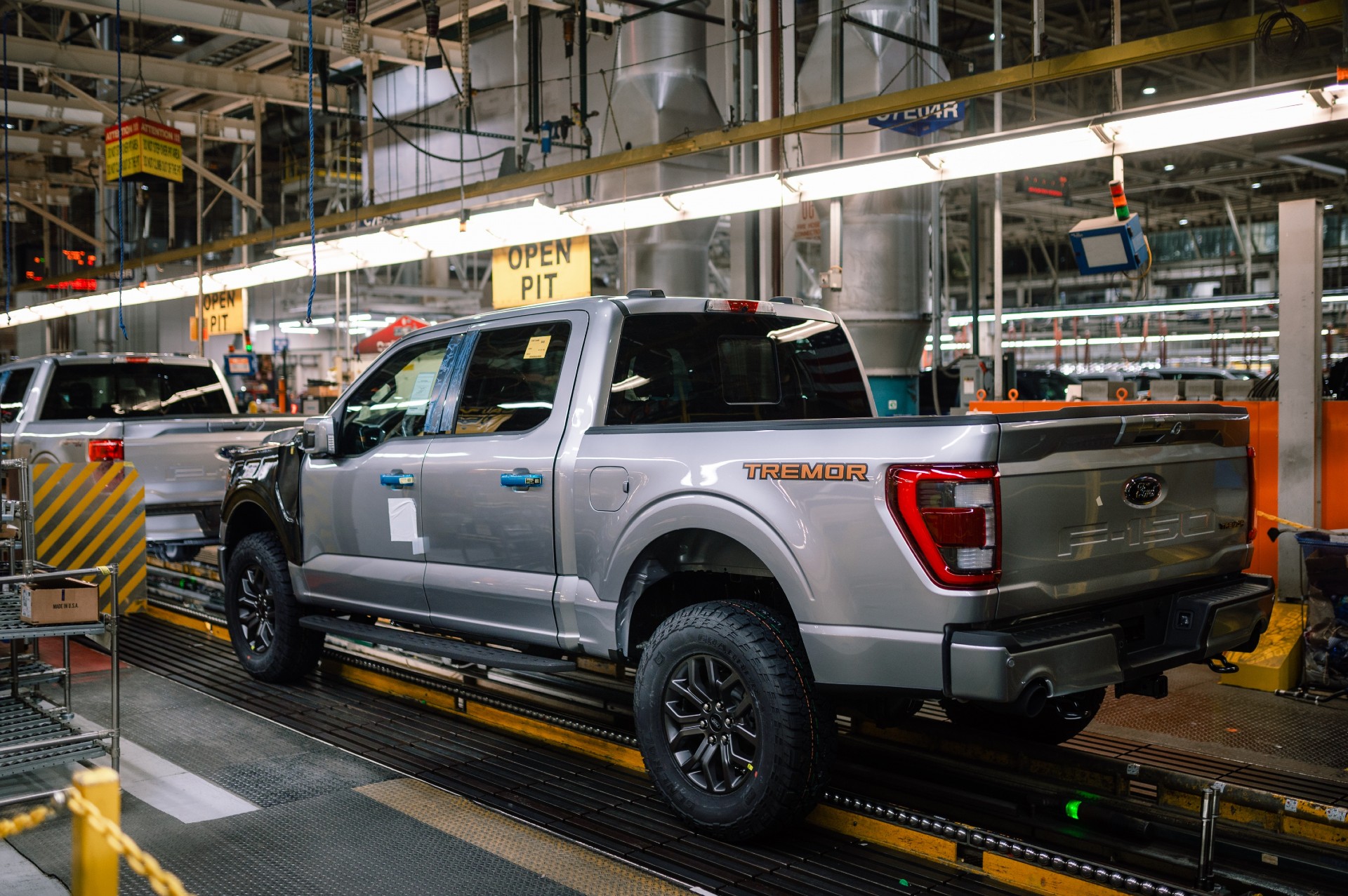 Ford F-150 is being assembled with missing features due to chip shortage