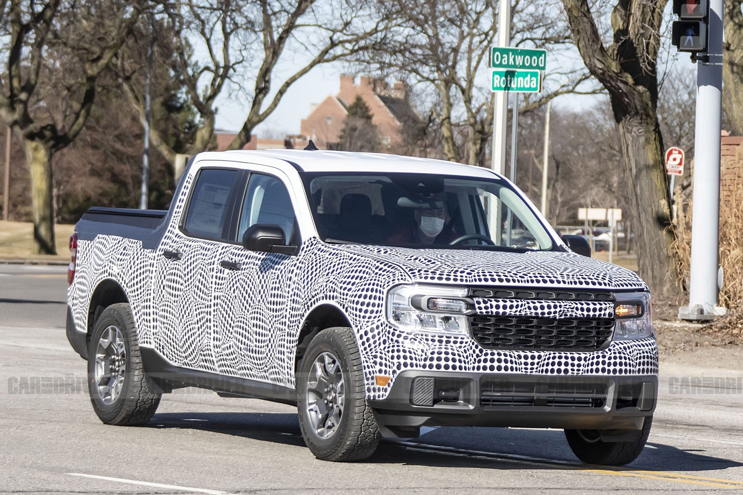 New spy shots reveal the true size of the compact Ford Maverick truck