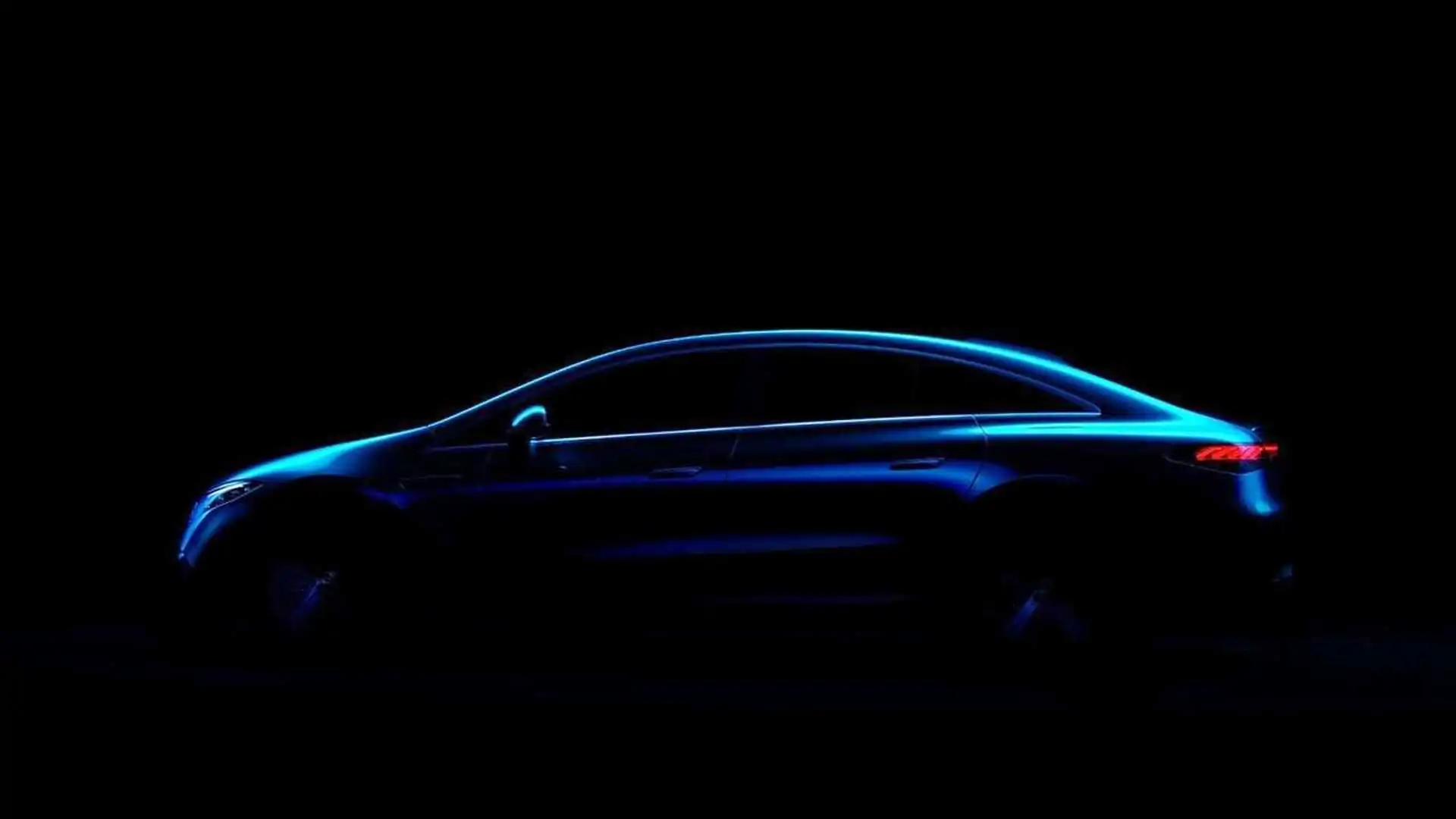 2022 Mercedes EQS Reveals Swoopy Face In New Teaser Image