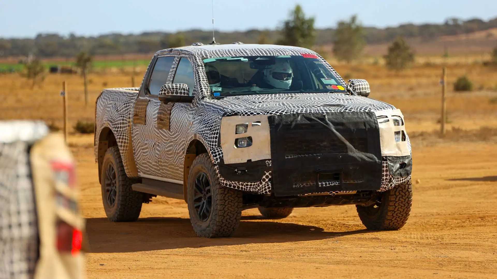 2023 Ford Ranger Raptor Teaser Confirms Gasoline Power, and Debuts February 22