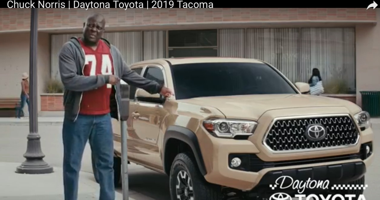 Chuck Norris' Signature Makes Toyota Tacoma Superhero