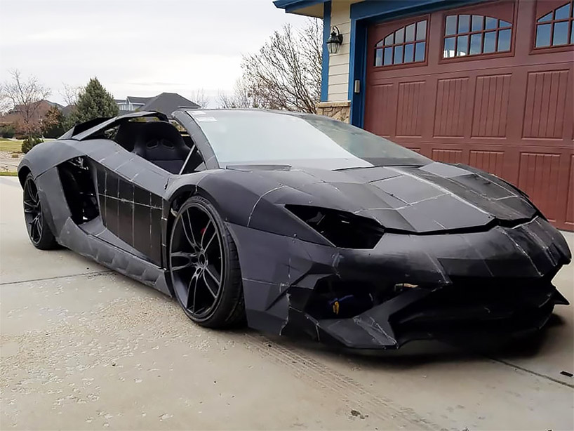 Physicist And His Son Are 3D-Printing A Lamborghini Aventador