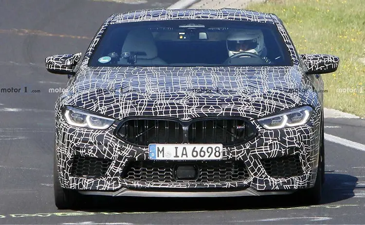 BMW M8 Coupe Tested With A Huge Rear Spoiler