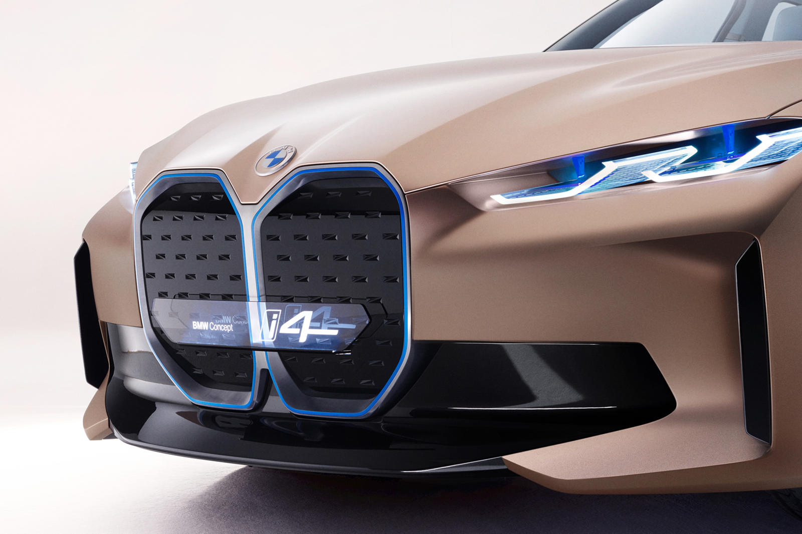 BMW unveils a new, flatter logo for the Concept i4